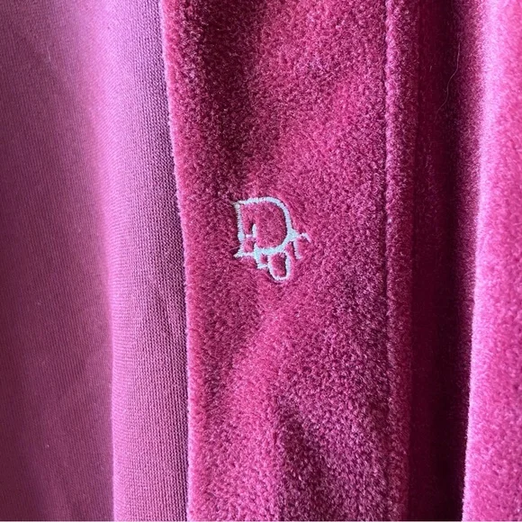 SOLD Vintage 80’s Christian Dior Velour Robe - Picture 3 of 12